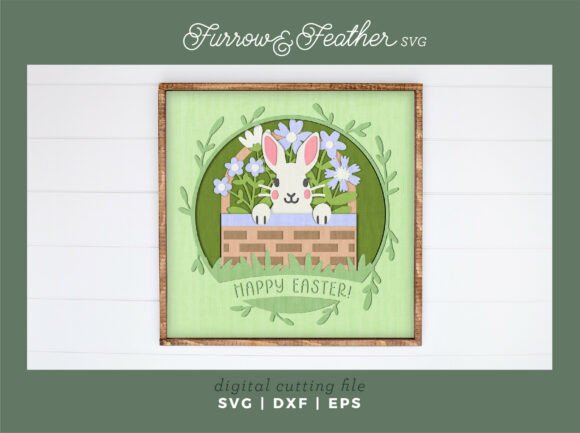 Easter Bunny Basket 3D SVG: A Sweet Addition to Seasonal Content Design