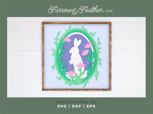 Easter Bunny - Shadow Box SVG Review for Real Embroidery Projects