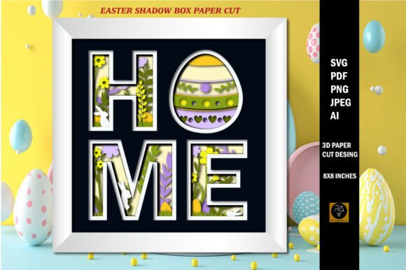 Easter Shadow Box Paper Cut SVG Review