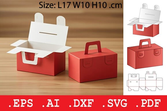Gable Food Box with Integrated Handle Review for Embroidery Designers
