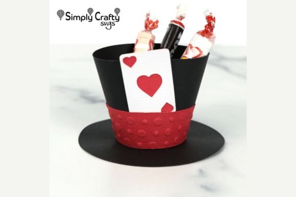 Magic Hat Favor Box 3D SVG for Birthday Crafts