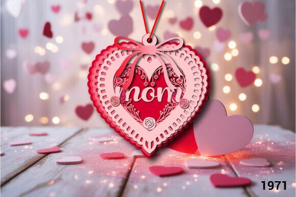 Review: Mother’s Day Hanging Heart Card 3D SVG