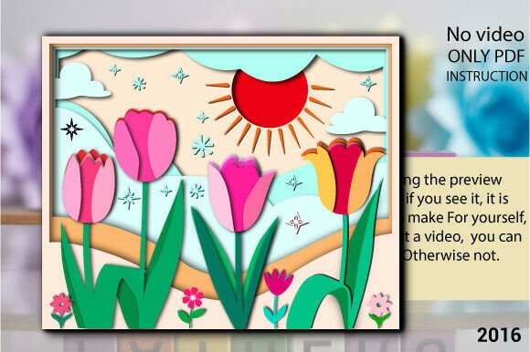 Spring Tulip MOM S Landscape SVG 2016 Review for Real Embroidery Projects